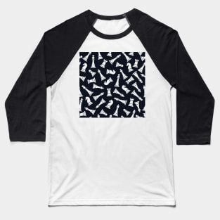 Chess Pattern Baseball T-Shirt